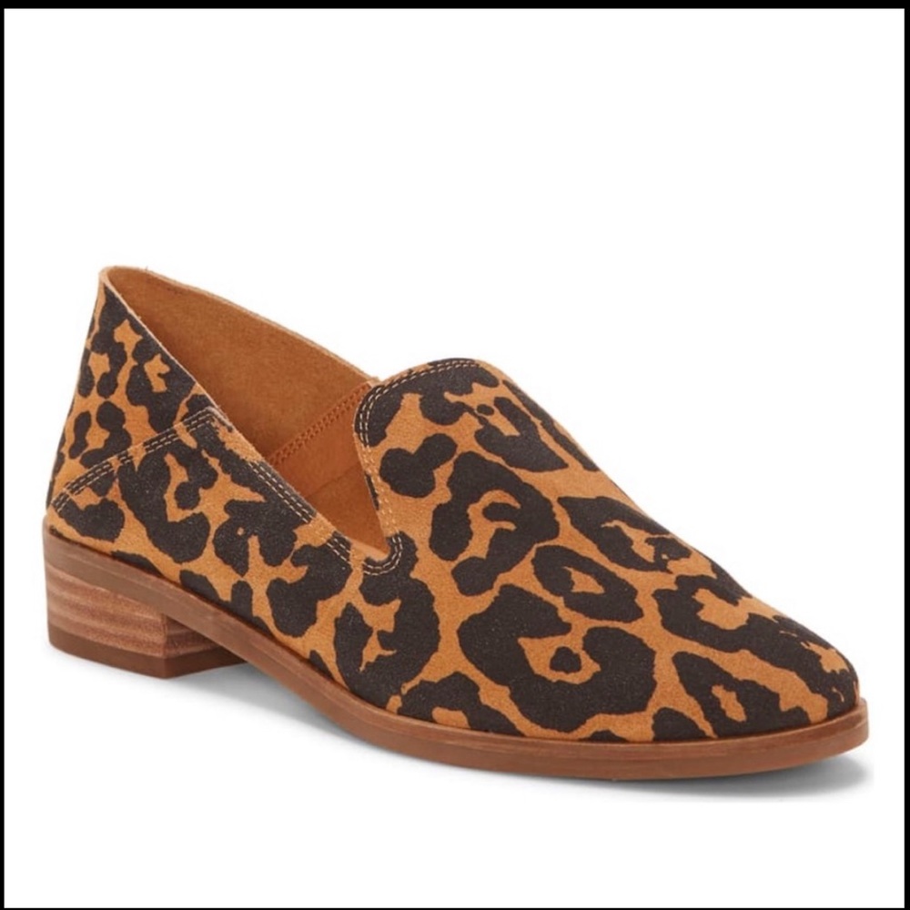 Lucky Brand Women Cahill leopard‎ print flats size 7.5 - Picture 1 of 13